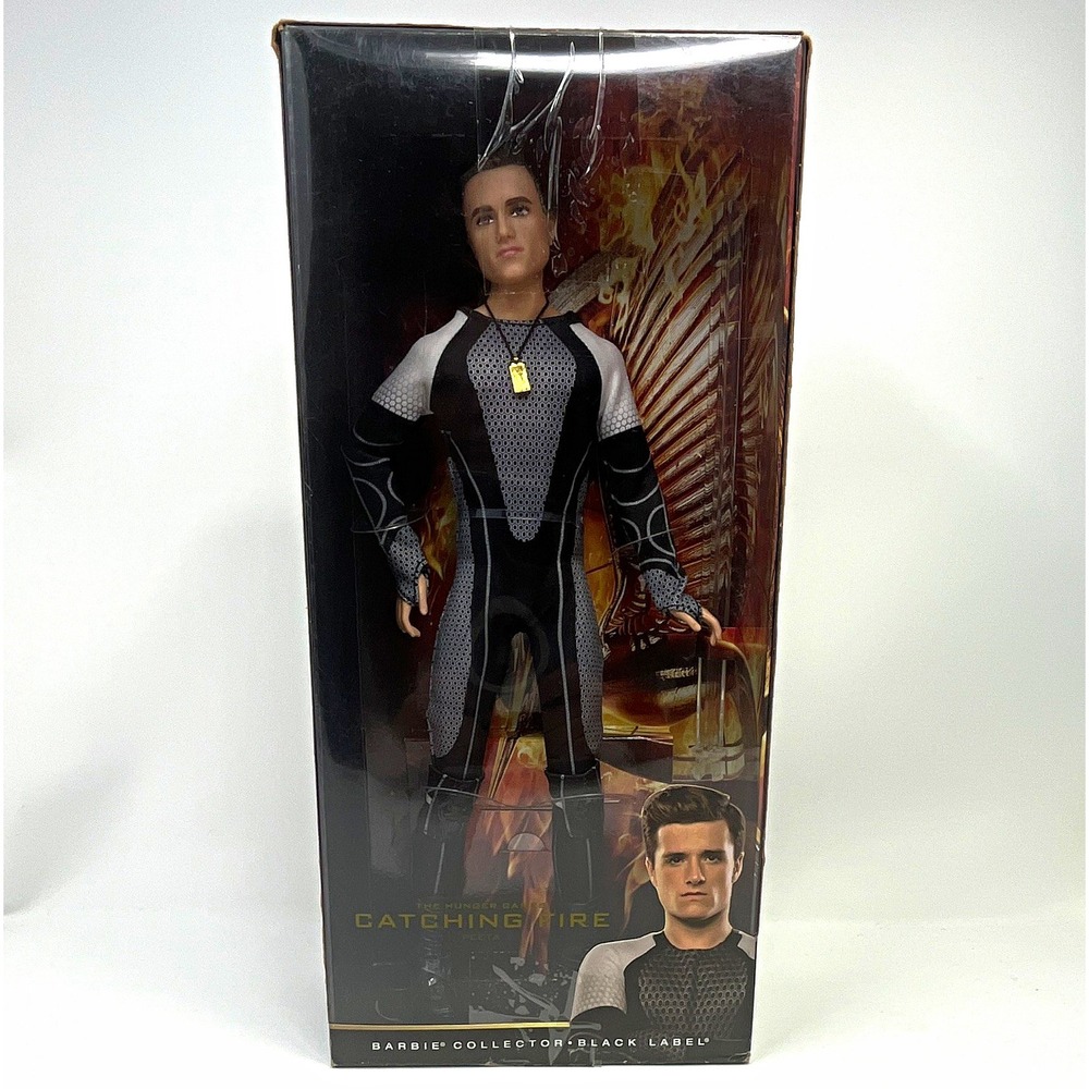 Mattel Barbie Collector Black Label Hunger Games Catching Fire Peeta Doll
